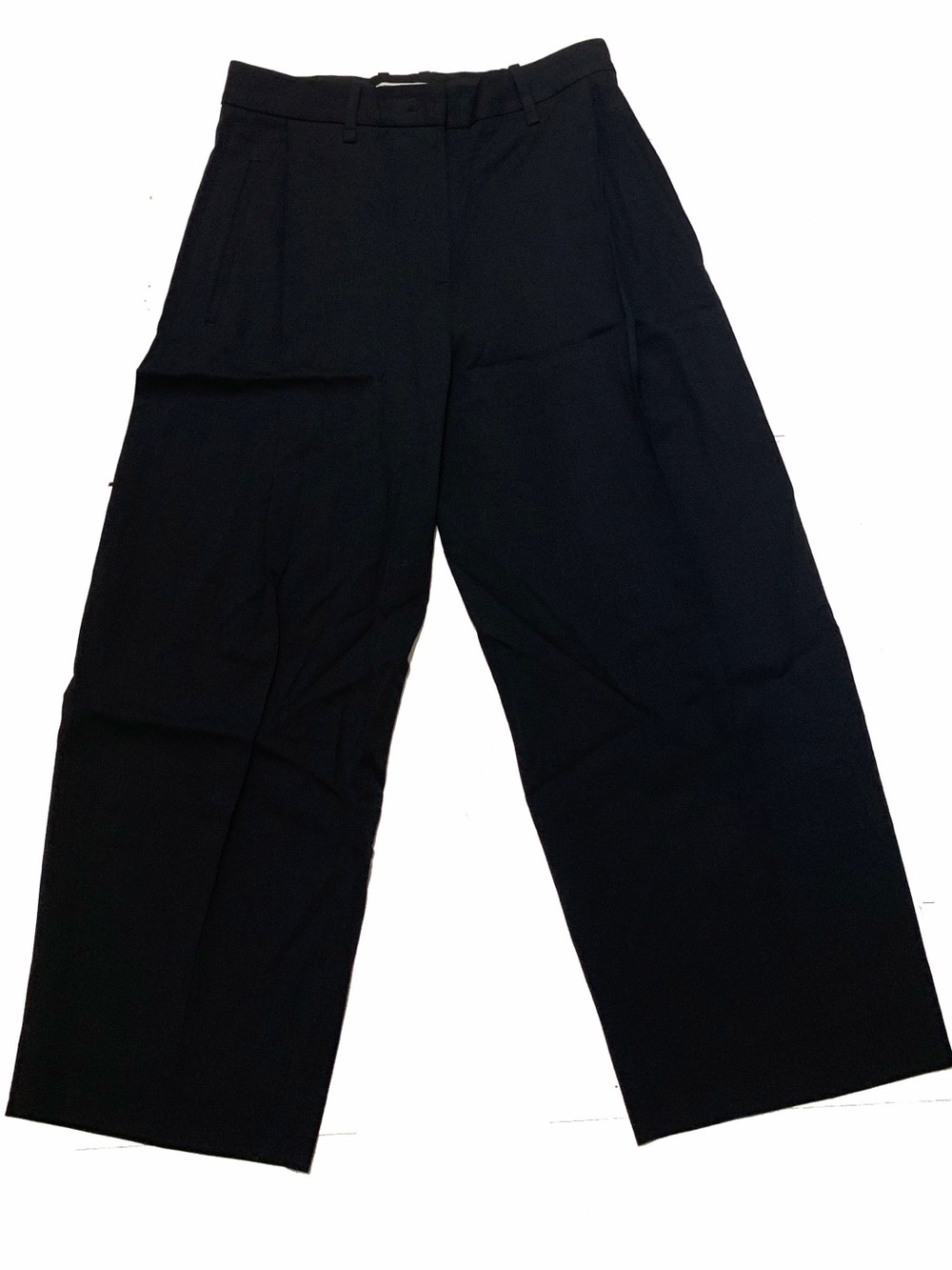 Cos Women’s Black Wide-Leg pleated Pants